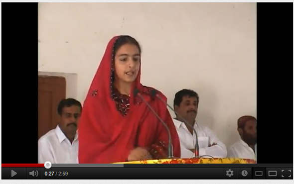 Baloch Student Speaks on Right to Education