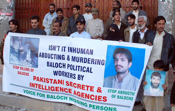 Rally over missing persons in Balochistan