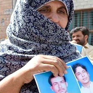 Baloch protest missing relatives