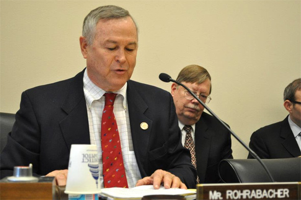 Representative Dana Rohrabacher addresses issue of human rights abuses in Balochistan